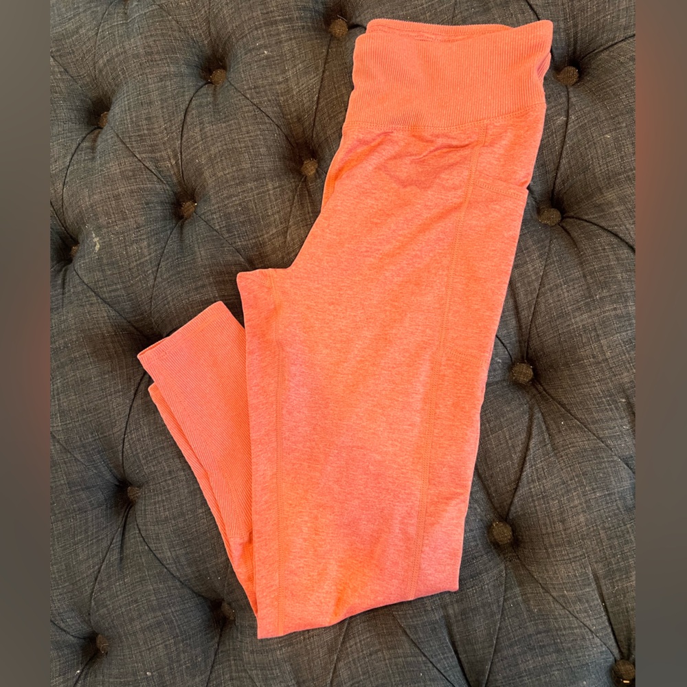 Womens burnt orange workout/ athletic pants